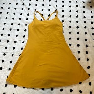 Halara 2-in-1 Yellow Dress Size S